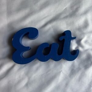 Ashland Blue “Eat” Kitchen Sign – Decor Accent